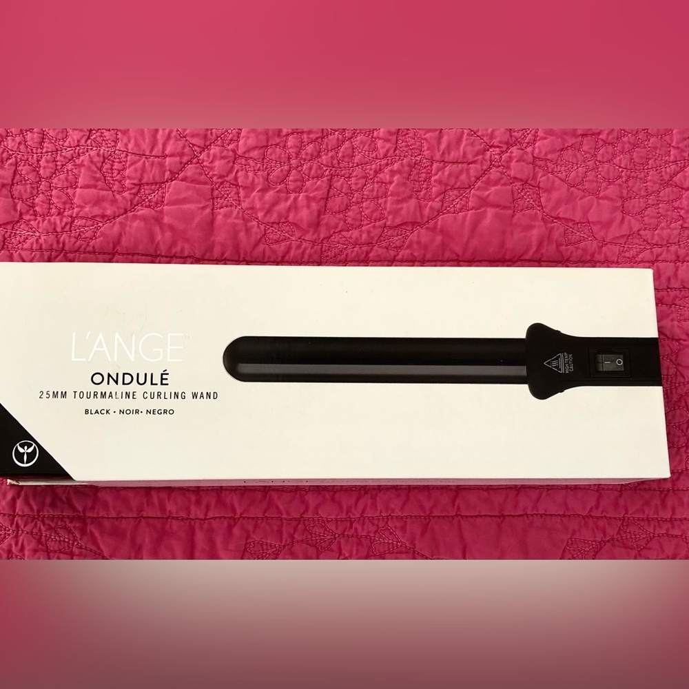 LANGE ONDULE 25 mm tourmaline curling wand. EUC. Might be new. No hand glove